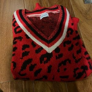 Red sweater